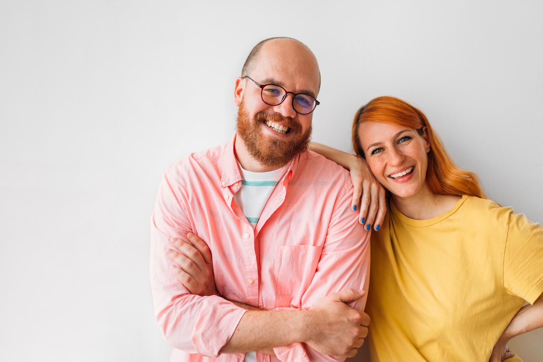 A happy couple enjoying life after treatment abroad